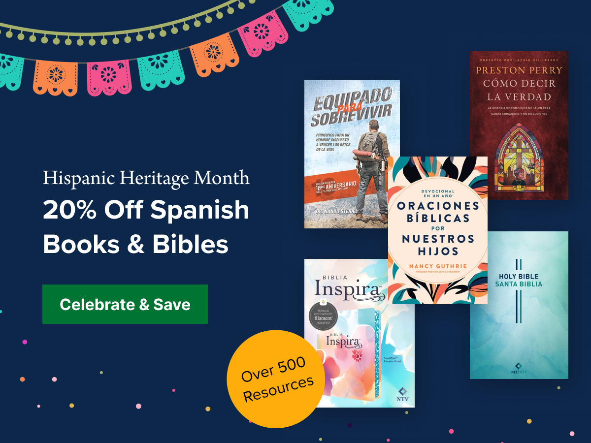 Hispanic Heritage Month 20% Off Spanish Books & Bibles