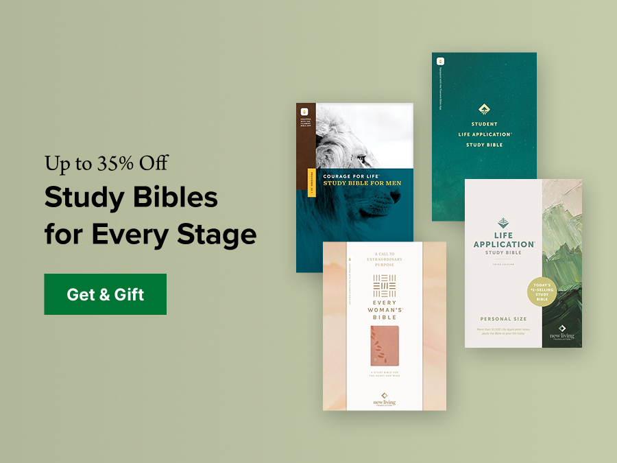 Up to 35% Off Study Bibles for Every Stage