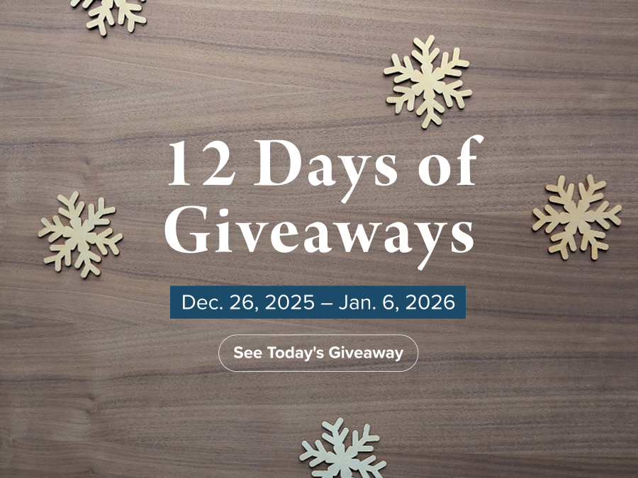 12 Days of Giveaways Dec. 26, 2025 - Jan. 6, 2026