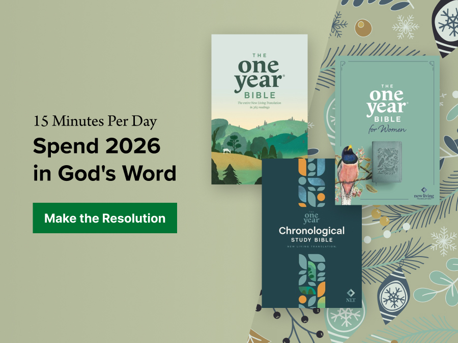 15 minutes per day - Spend 2026 in God's Word