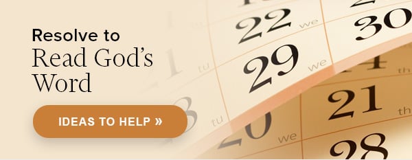Resolve to read God's Word